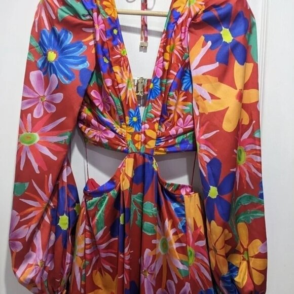 Nwt Patbo | Aster Long-Sleeve Cut-Out Dress - Picture 7 of 16